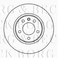 Borg & Beck BBD5056 - Disco de freno