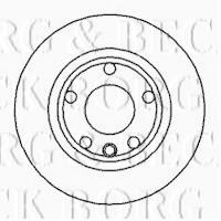 Borg & Beck BBD5061 - Disco de freno
