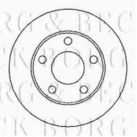Borg & Beck BBD5074 - Disco de freno