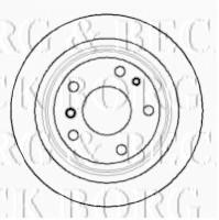 Borg & Beck BBD5075 - Disco de freno