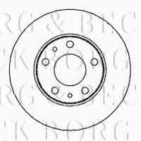 Borg & Beck BBD5093 - Disco de freno