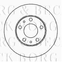 Borg & Beck BBD5094 - Disco de freno