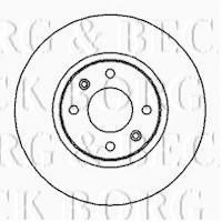Borg & Beck BBD5100 - Disco de freno