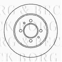 Borg & Beck BBD5101 - Disco de freno