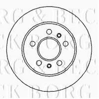 Borg & Beck BBD5102 - Disco de freno