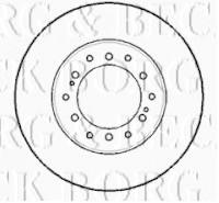 Borg & Beck BBD5111 - Disco de freno