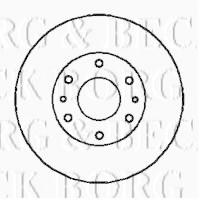 Borg & Beck BBD5123 - Disco de freno