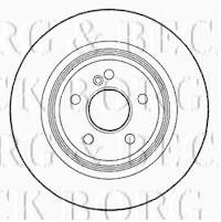 Borg & Beck BBD5143 - Disco de freno