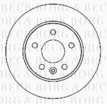Borg & Beck BBD5157 - Disco de freno