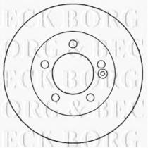 Borg & Beck BBD5165 - Disco de freno