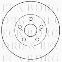 Borg & Beck BBD5206 - Disco de freno