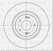 Borg & Beck BBD5238 - Disco de freno
