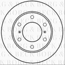 Borg & Beck BBD5250 - Disco de freno