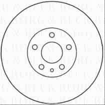 Borg & Beck BBD5340 - Disco de freno