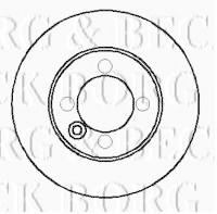 Borg & Beck BBD5701S - Disco de freno
