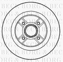 Borg & Beck BBD5721S - Disco de freno