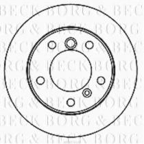 Borg & Beck BBD5751S - Disco de freno