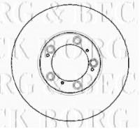 Borg & Beck BBD5763S - Disco de freno