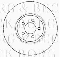 Borg & Beck BBD5767S - Disco de freno