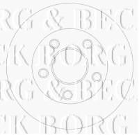 Borg & Beck BBD5772S - Disco de freno