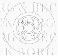 Borg & Beck BBD5773S - Disco de freno