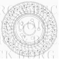 Borg & Beck BBD5782S - Disco de freno