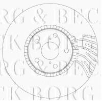 Borg & Beck BBD5784S - Disco de freno