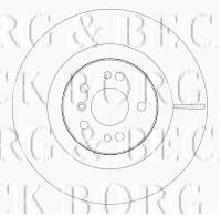 Borg & Beck BBD5790S - Disco de freno