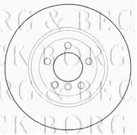 Borg & Beck BBD5803S - Disco de freno