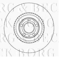 Borg & Beck BBD5806S - Disco de freno