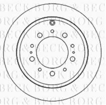 Borg & Beck BBD5834S - Disco de freno