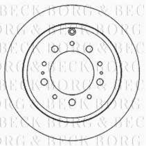 Borg & Beck BBD5834S - Disco de freno