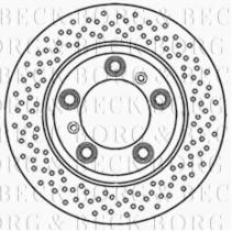 Borg & Beck BBD5836S - Disco de freno