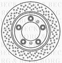 Borg & Beck BBD5837S - Disco de freno
