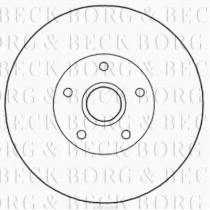 Borg & Beck BBD5838S - Disco de freno