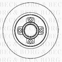 Borg & Beck BBD5842S - Disco de freno