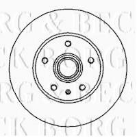 Borg & Beck BBD5851S - Disco de freno
