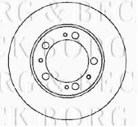 Borg & Beck BBD5864S - Disco de freno