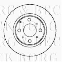 Borg & Beck BBD5868S - Disco de freno