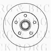 Borg & Beck BBD5878S - Disco de freno