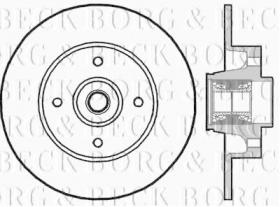 Borg & Beck BBD5896S - Disco de freno