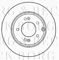 Borg & Beck BBD5906S - Disco de freno