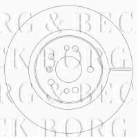 Borg & Beck BBD5918S - Disco de freno