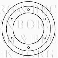Borg & Beck BBD5921S - Disco de freno
