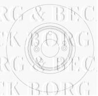 Borg & Beck BBD5929S - Disco de freno