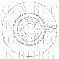 Borg & Beck BBD5930S - Disco de freno