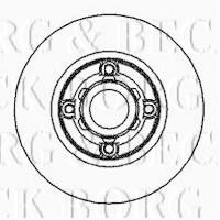 Borg & Beck BBD5936S - Disco de freno