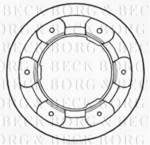 Borg & Beck BBD5957S - Disco de freno