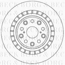 Borg & Beck BBD5961S - Disco de freno