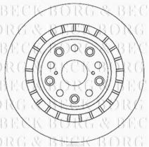 Borg & Beck BBD5962S - Disco de freno